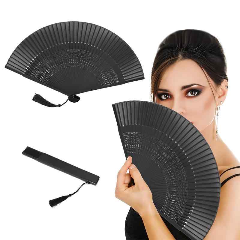 [KDSSYFT] 扇子 扇子袋付き レディース メンズ 竹骨 和柄 軽量 お祭り 忘年会 発表会 花火大会 新年会 着物 和装 浴衣 和小物 歌舞伎小物 男女兼用 紳士用