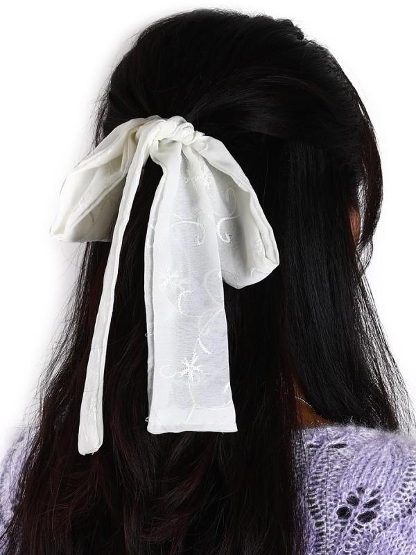 2本セット リボン ヘアアクセサリー かわいい 花柄 シフォン ヘアバンド ヘアアレンジ 髪飾り 甘い 姫系 森ガール 袴 髪飾り リボン 結婚式 卒業式 成人式