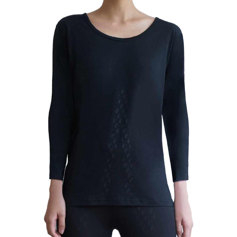 リライブシャツ あったかインナー 9分袖 レディース パワーシャツ リカバリーウェア インナーシャツ アンダーシャツ