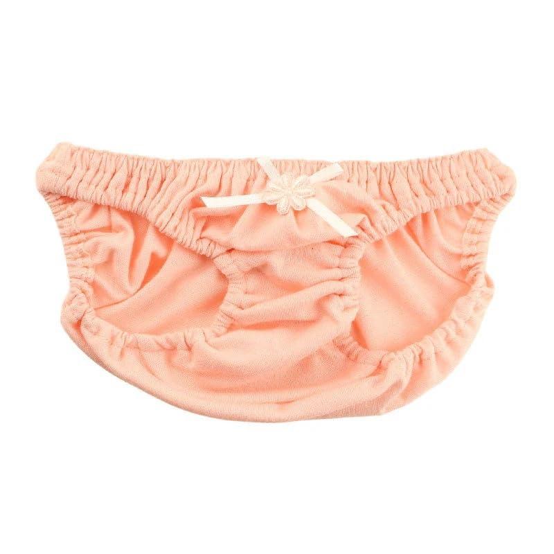 [ラ・ポーム] ビキニショーツ 通気性 コットン素材 インゴム フルバックショーツ ローライズ くしゅくしゅインゴム 小さめ レディース 下着 ラポーム 日本製 115053