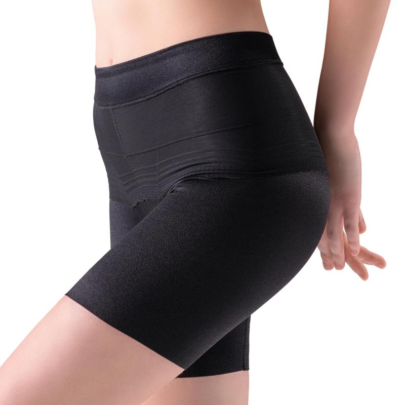 [アツギ] [骨盤メイク] 骨盤ベルト付ヘムショーツ 3分丈 ひびきにくい タグレス 1枚履き可能 88239AS