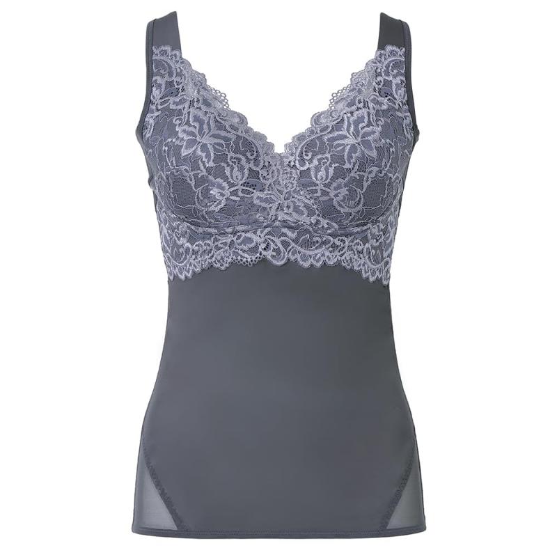 [ブラデリス ニューヨーク] ノンワイヤー補整ブラキャミ ビューティフルレースハートフルカップブラキャミ25