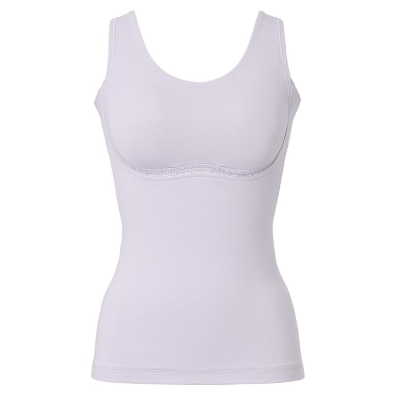 [ブラデリス ニューヨーク] ノンワイヤー補整ブラキャミ ゆきねえ365綿混モアらく快適フルカップブラキャミ25