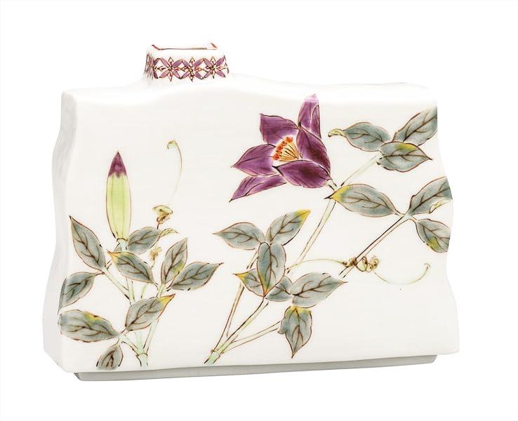 九谷焼いわたや 5号一輪生・鉄仙 K9-1310