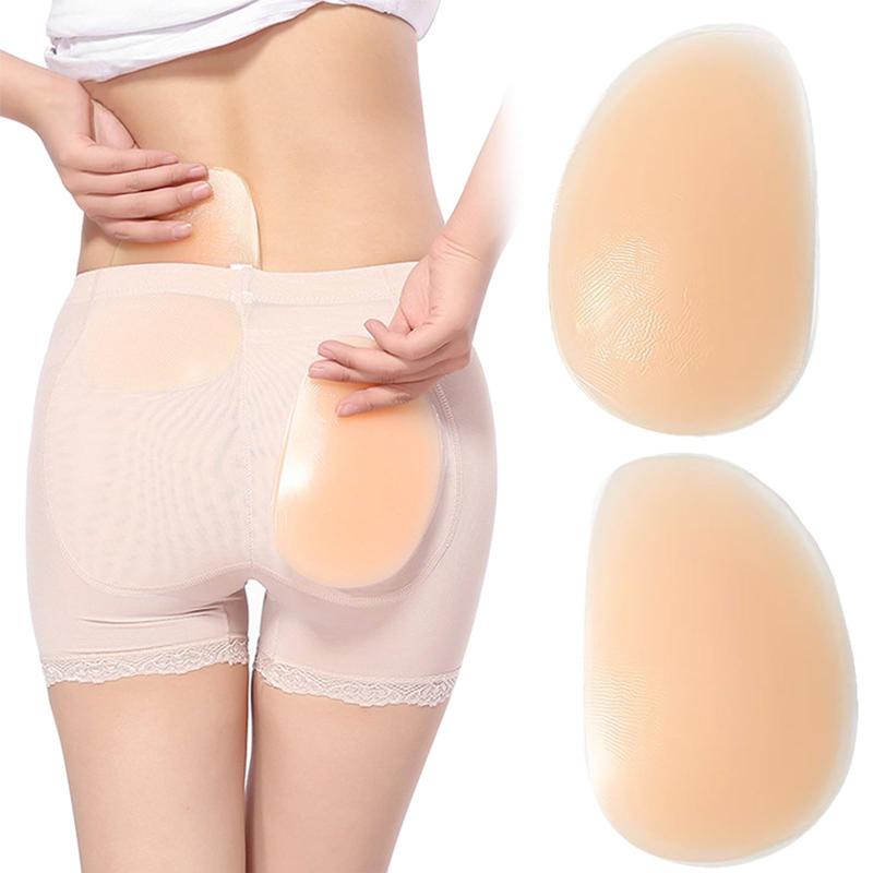 [yowodana] ヒップパッド シリコン製 お尻パッド 美尻メイク ヒップアップ 豊尻豊股 お尻のボリュームアップ 美尻 女装 変装用 自然 隠れ 柔らかく 再利用可能 2cmヒップUP 2枚入り