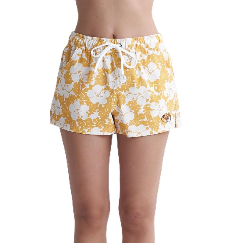 ROXY(ロキシー) ボードショーツ花柄キャンバス素材ボードショーツレディース