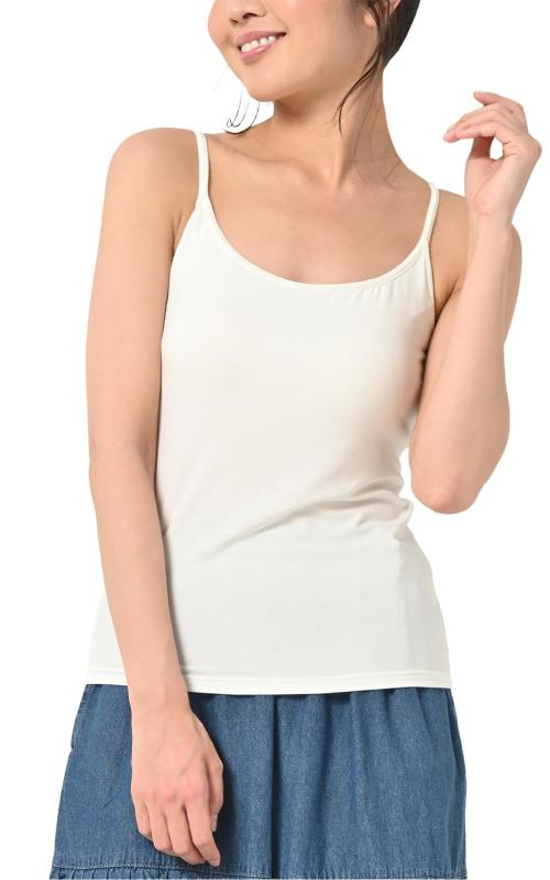 [JANJAM] 大きいサイズ レディース ブラトップ キャミソール カップ付き 下着 ブラジャー 無地 カラバリ豊富 インナー