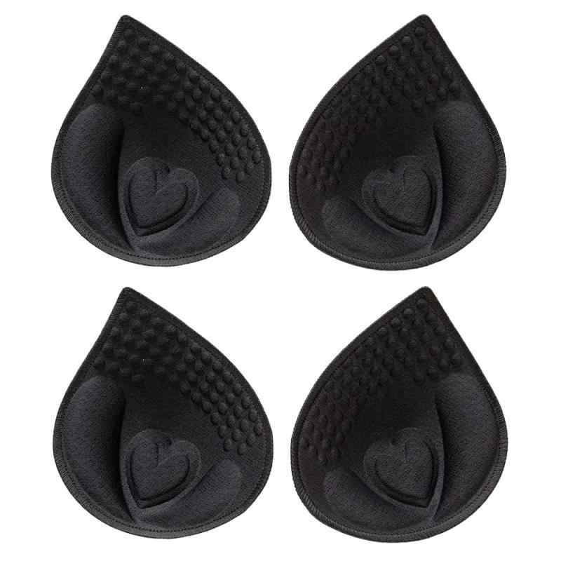 [fourfivesixはる] 2ペア4個ブラパッド ナチュラルフィット バストアップ 丸型 スポーツブラ ブラキャミ 付け替え ノンワイヤー パット カップ取り外し ブラインサートカップ パット カップ取