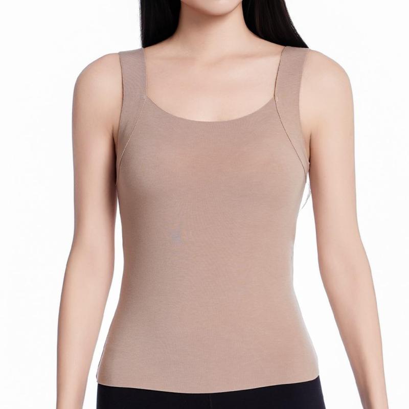 [Aromira] あったかインナー ブラトップ キャミソール タンクトップ カップ付き キャミソール 盛れる 着心地 ノンワイヤー インナー ホールド力 通気性 バストケア 締め付けない デコルテ 脇