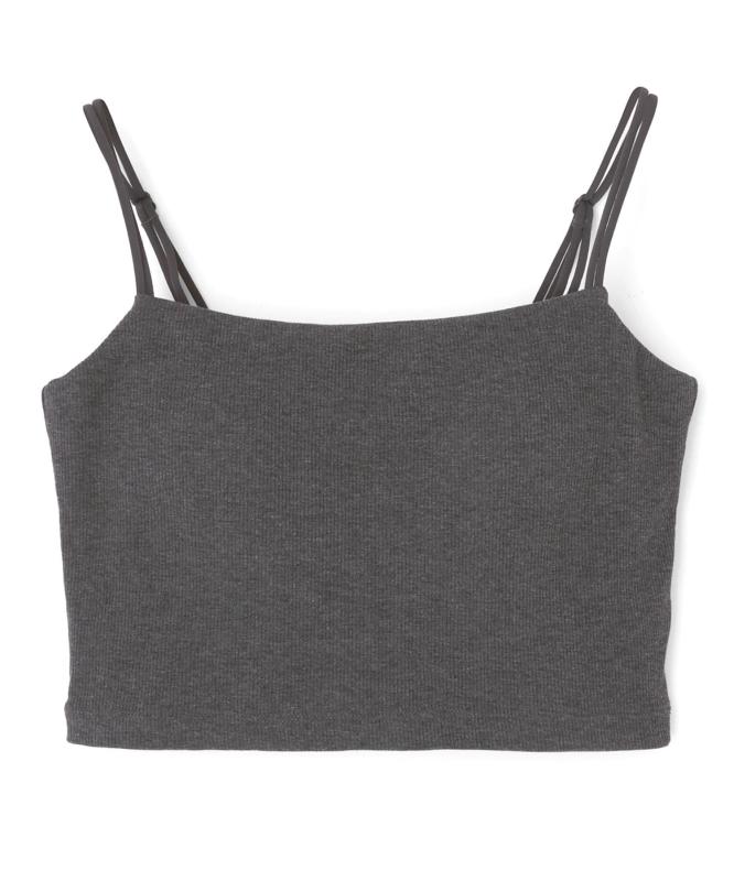 [ノーザリー] インナートップス 【ブラキャミ】 リブカップ付きブラショート丈 57-38-25-1515 レディース