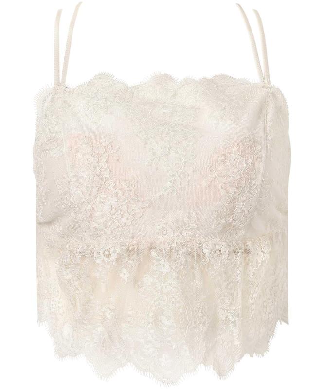 AMPHI(アンフィ) ブラキャミソール 【Glama-Rich グラマリッチ ボリュームUPタイプ】 ノンワイヤー バックコンシャス バストメイク ブラトップ LYJ302