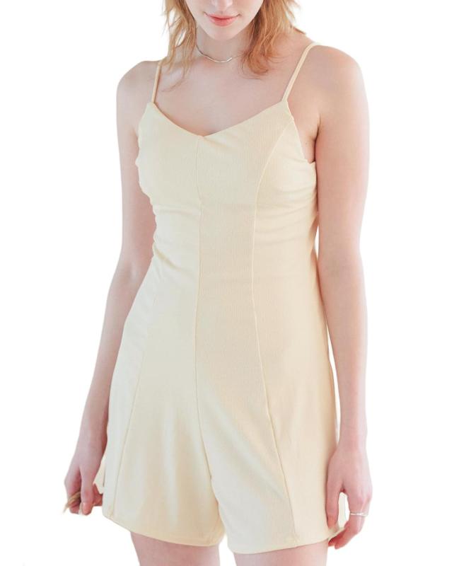 [シードレス] キャミソール シンプル ロンパース オールインワン水着 DDXM0550 レディース