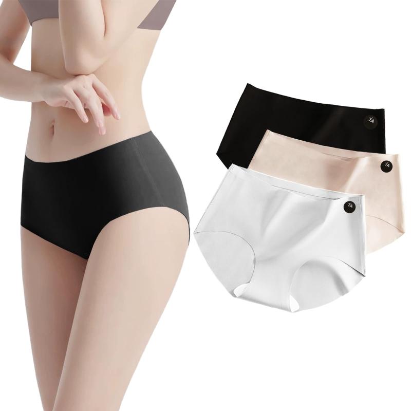 [ジアリメス] シームレス ショーツ レディース 3/6枚セット 無縫製超薄裸感 下着 レディース 締め付けない 吸汗 高通気性 美尻 高伸縮性 食い込まない肌に優しいパンティ ラインが出ない 深