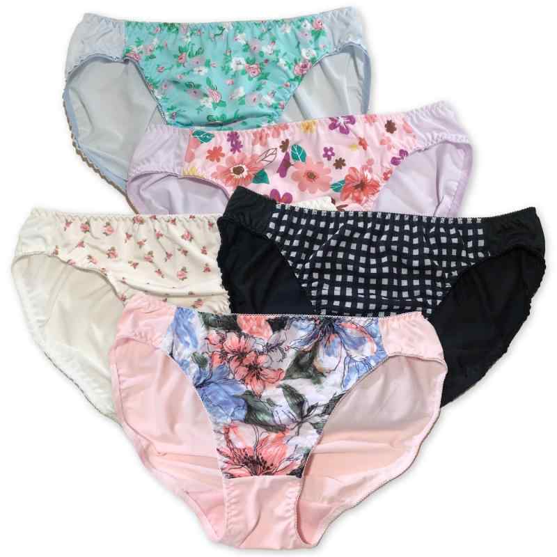 [VieCet] ヴィセ プリント ショーツ セット レディース 下着 女性 5枚組 マルチカラー M~5L