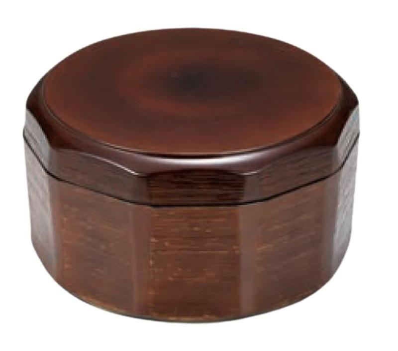 J-kitchens ひつまぶし 容器 うなぎ 器 木彫 飯器（ 大 ）栃 17.5φcm × 10 食洗機...