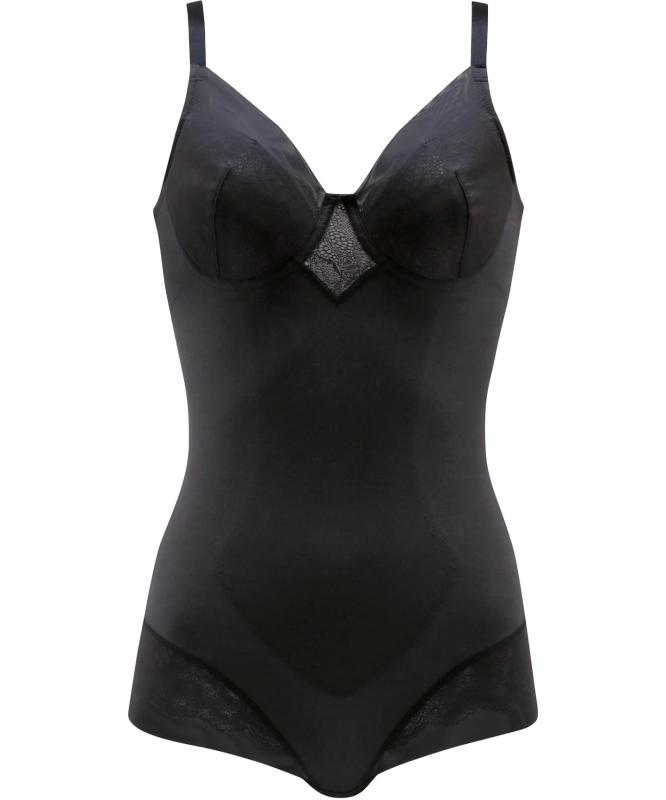 Wacoal(ワコール) ボディスーツ【EverChic】 ワイヤー入り おなか・背中すっきり 自然なバストシルエッ..