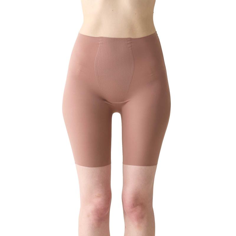 GUNZE(グンゼ) ガードルシームレス 肌触りなめらか お腹押さえ ヒップアップサポート ロングガードル é CALME（エカルム） TC2463Pレディース