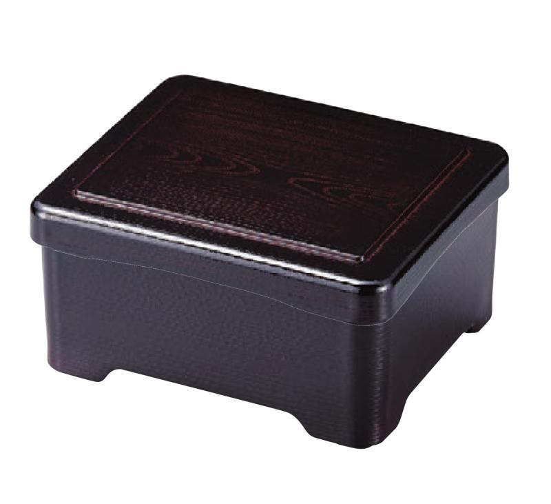 若泉漆器 うなぎ重 新木目溜内朱塗 食洗器対応 1段 1-571-5