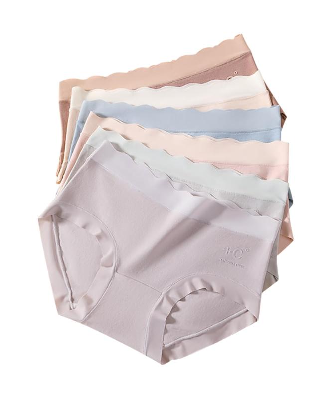 [RUOXIAO] ショーツ レディース 綿 6枚セット パンツ 下着 女性 パンティー 女性用 コットン 柔らか かわいい 高通気性と伸縮性 M-XL