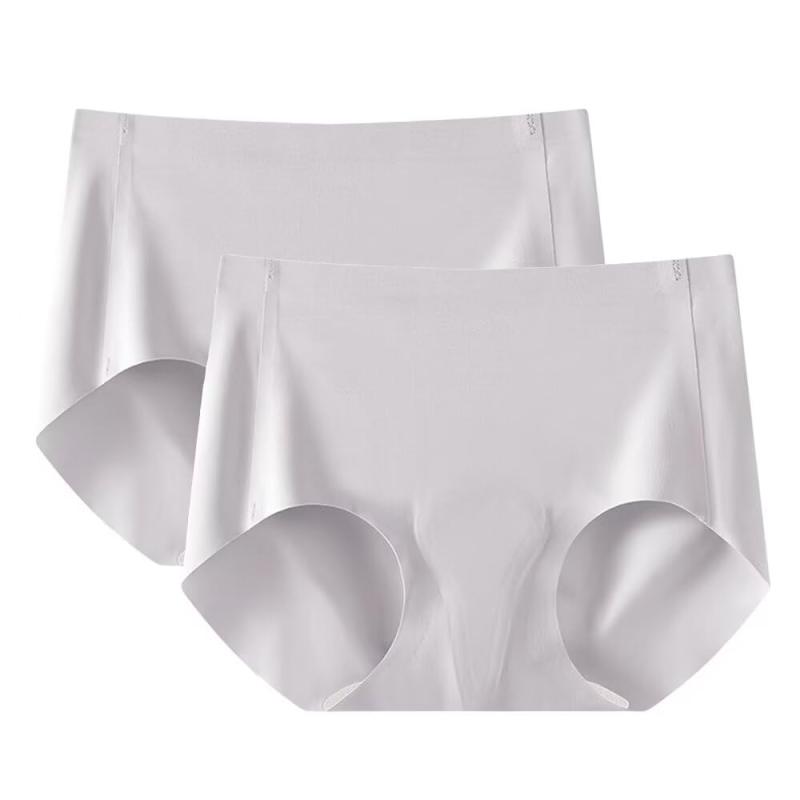 [Uroi] Yラインをカバーするインナーショーツ2枚セット レディース ヨガ パンツ シームレス ひびかない パンティ スポーツインナー フィットネス アンダーウェア 下着 大きいサイズ