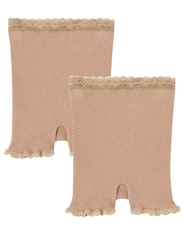 [ラブボディ] のびのび1分ショーツ [ワコール] 【同色2枚組】 はき込み深め よく伸びる 綿混素材 3Lまで対応 大きいサイズ MP8584 レディース