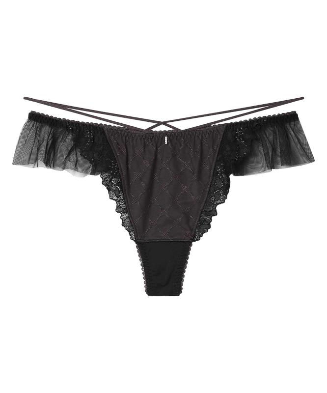 [アンフィ] Tバックショーツ 【Glama-Rich グラマリッチ ダブル盛タイプ】 BYJ304とペア くいこみにくい(バック) ソング ショーツ PYJ504 レディース