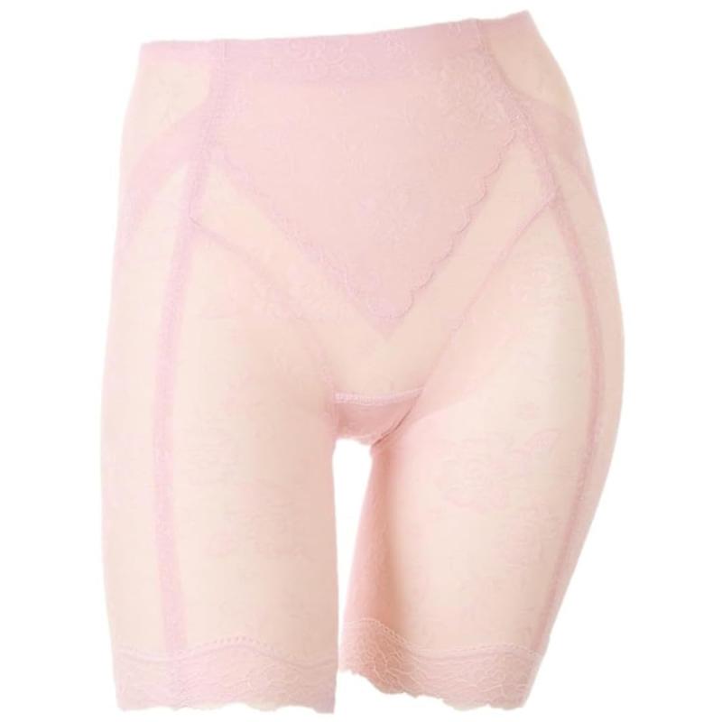 [アツギ] 補整下着[ヒップメイク] 花柄メッシュガードル ロング丈 お腹押え ヒップアップ 61521ASレディース