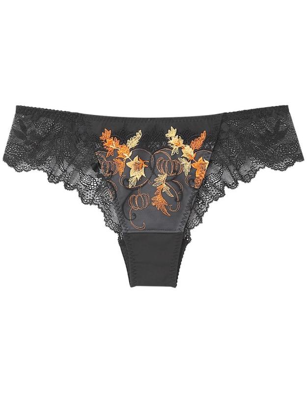 [ウンナナクール] Tバックショーツ 【ハロウィン×ネコ】 BUN203とペア バックのかぶりが広め ソング ショーツ PUN403 レディース