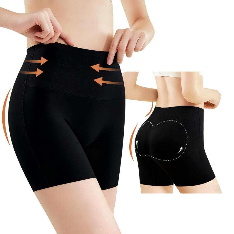 [Namoobao] ガードル ショーツ オーバーパンツ 1枚で 補整 防透け 快適 お腹 引き締め ハイウエスト ヒップアップ 産後 骨盤 補正下着 ぽっこりお腹も隠れるシームレスインナー 夏用 レディー