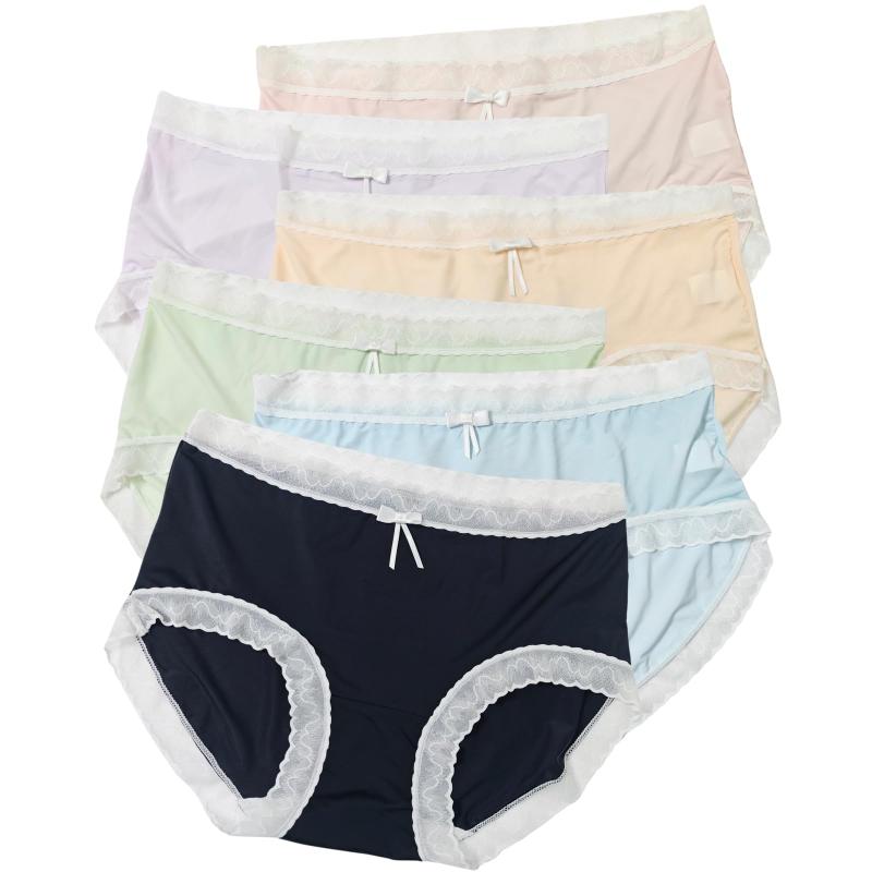 [AasDawn] ショーツ レディース シームレスショーツ 無縫製 シームレス パンツ ノーラインショーツ 響かない 6枚セット ノーライン 女性 下着 パンティ 高通気性と伸縮性 吸汗速乾 美尻 肌に優