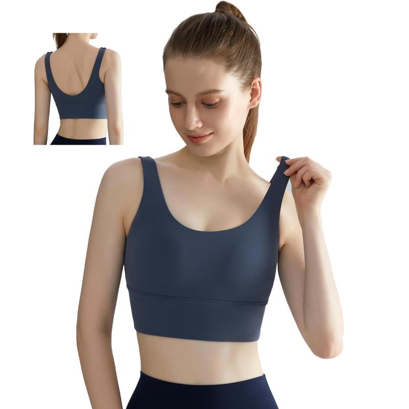 [MORGEN SKY] スポーツブラ ヨガウェア レディース ブラジャー 揺れない 着痩せ ハイサポート 美背 Uバック 吸汗速乾 抗菌 ナイトブラ ノンワイヤー カップ付き おしゃれ フィットネス ランニン