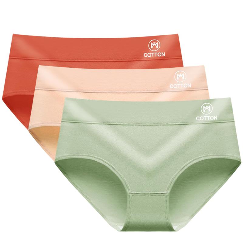 [VOVOSTAR] 通気 伸縮 響かない 美尻 コットン 柔らかい シームレスショーツ 女性用下着 パンティショーツ パンツ レディース 下着 3枚セット