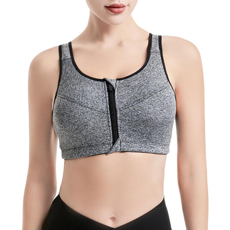 [SophroniaTerri] 下着専門店 スポーツブラ 揺れない 前開き ノンワイヤー 吸汗速乾 ハーフトップ 軽量 下着 レディース 高弾性 柔らかい肌触り 通気 アスリートブラ ヨガ ジム ランニング 部活