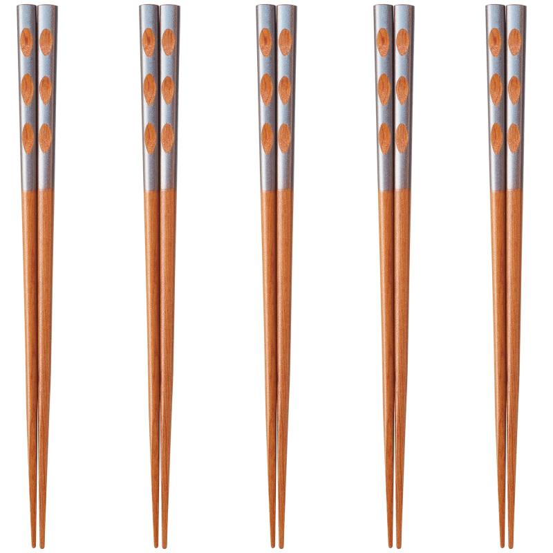 J-kitchens 箸 5膳 セット 素材：木材 箸 PID9394 お箸 日本製サイズ：約 23cm素材：木材