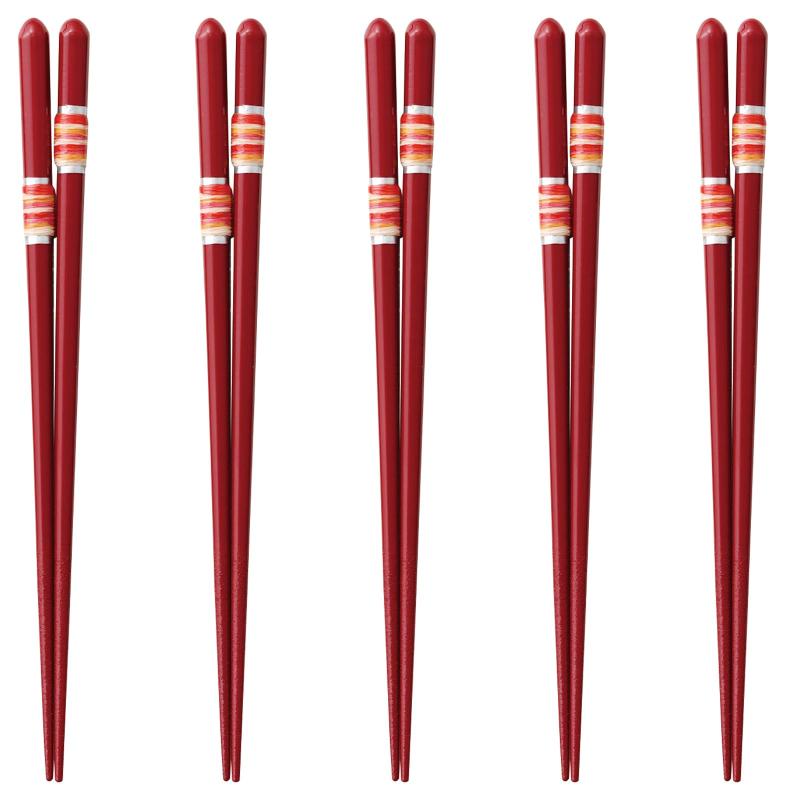 J-kitchens 箸 5膳 セット 素材：木材 箸 食洗機対応 PID2197 お箸 日本製