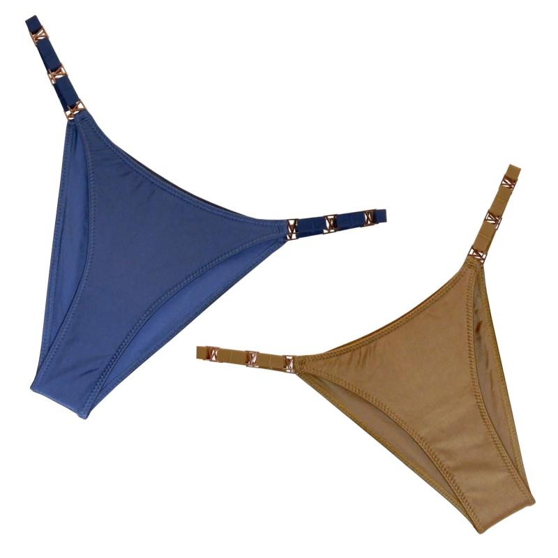 [SCフレイヤ] レディース ショーツ 2枚セット 綺麗 め エレガント 艶感 ハイレグ ハーフバック