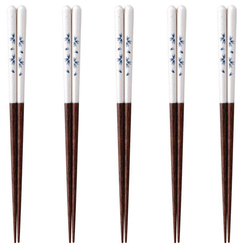 J-kitchens 箸 5膳 セット 素材：木材 箸 食洗機対応 PID4436 お箸 日本製(3.0)