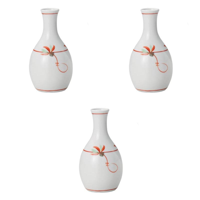 3個セット 京小花1.5号徳利 [ 7.3×15.5cm(300cc) ] | 徳利 セトモノホンポ(Setomonohonpo)