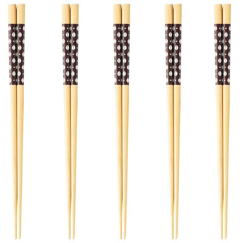 J-kitchens 幸せ箸 5膳 セット 素材：木材 箸 お箸 日本製 PID4883