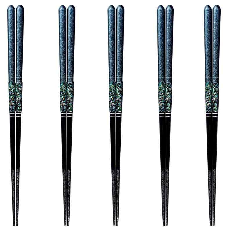 J-kitchens 幸せ箸 5膳 セット 素材：木材 箸 お箸 日本製 PID3664