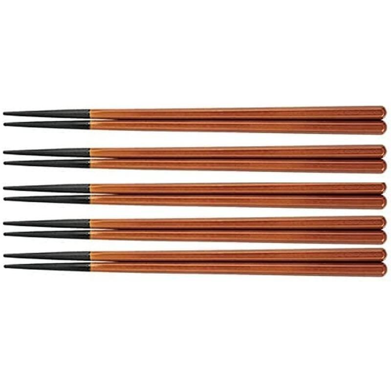 J-kitchens 箸 5膳セット PBT 20.5cm六角 はし 春慶 日本製