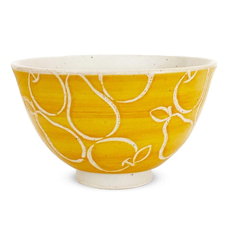 J-kitchens ディナー 茶碗 11cm 波佐見焼 日本製 ピアー イエロー 巻 PNO609127