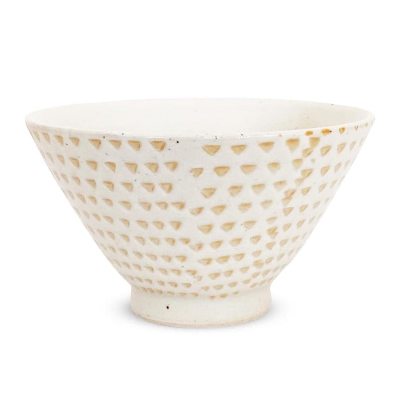 J-kitchens ディナー 茶碗 11cm 波佐見焼 日本製 粉引カンナ イエロー PNO609332