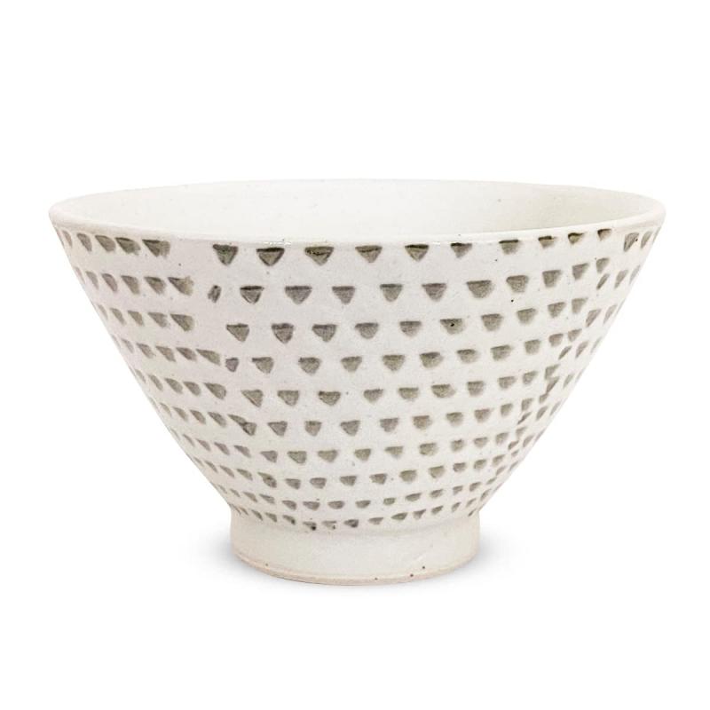 J-kitchens ディナー 茶碗 11cm 波佐見焼 日本製 粉引カンナ グリーン PNO609356