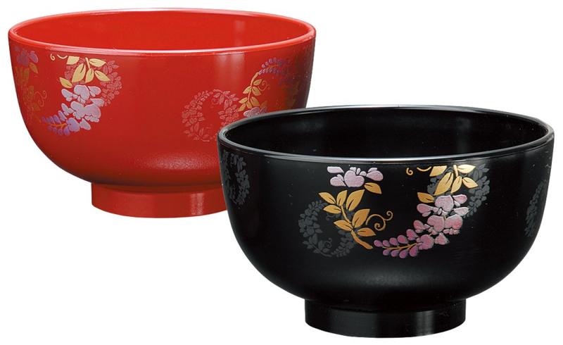 MAKOTO japan レンジ汁椀ペア ふじなみ 25M7-1