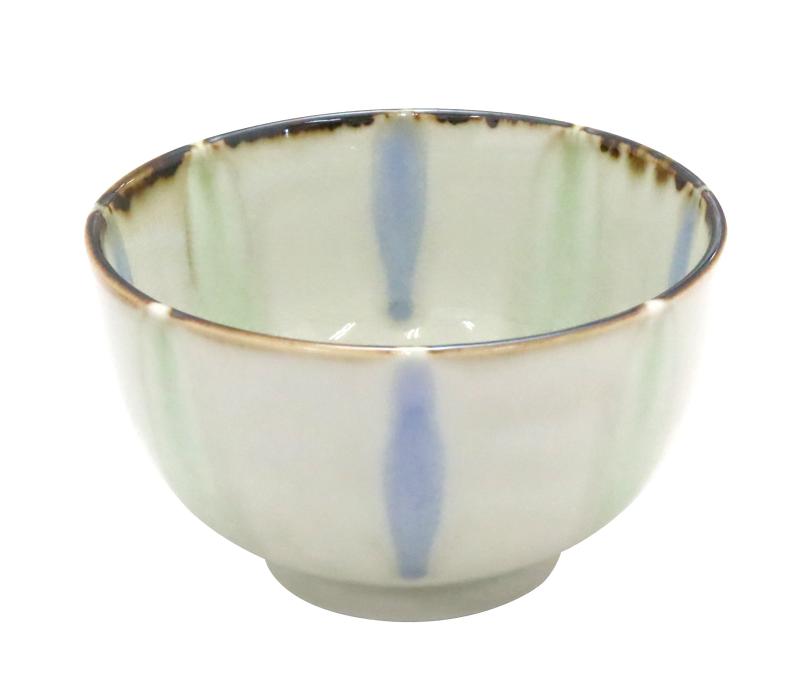 日本製 美濃焼 老舗 定食屋さんのどんぶり 京丼 三彩貫入