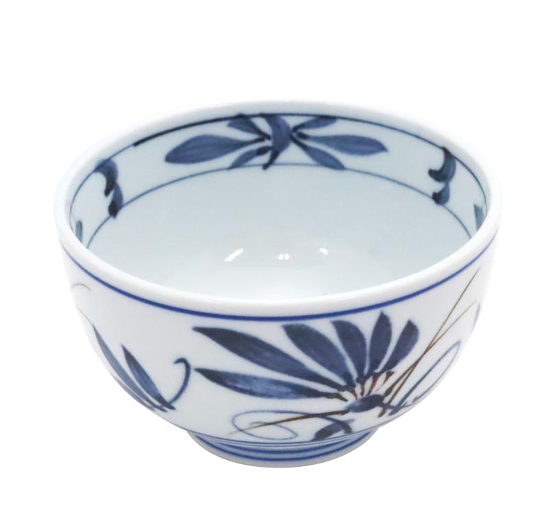 日本製 美濃焼 老舗 定食屋さんのどんぶり 京丼 古染輪花