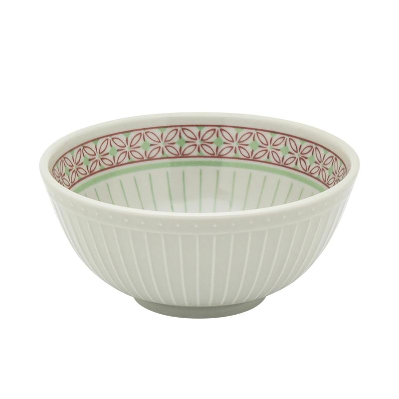 美濃焼 食器 電子レンジ 食洗機対応 とくさ七宝文 赤 青 日本製