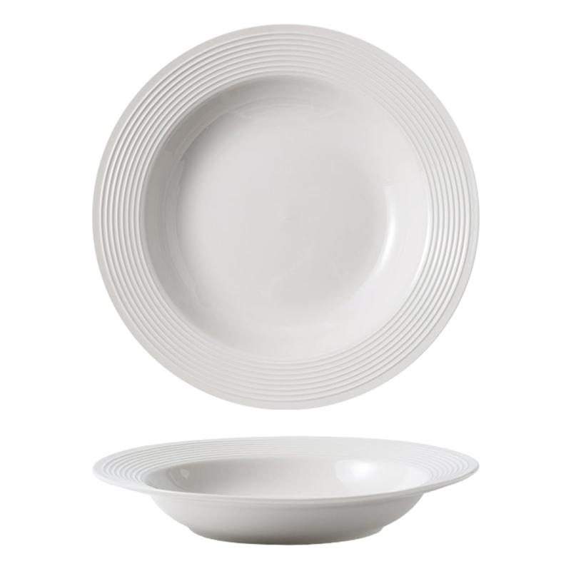 Hive Mind プレート 22cm 深皿 カレー皿 パスタ皿 シチュー皿 カトラリー おしゃれ 北欧 食器 ディナープレート陶器 食洗機対応 実用的 新生活 プレゼント 贈り物