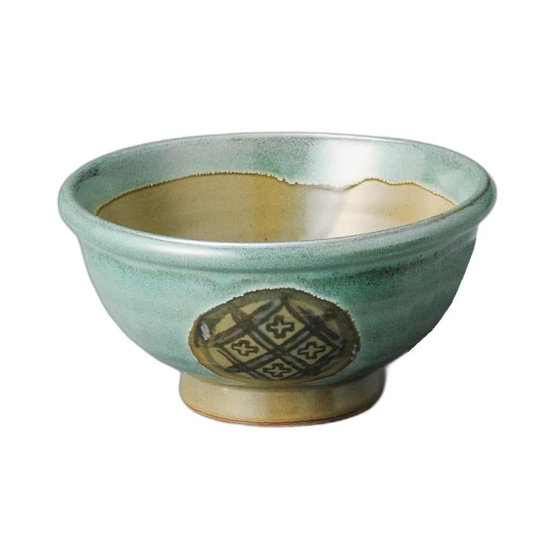 織部波丸紋玉渕5.8丼 [ 18×9.3cm ] | 丼 |